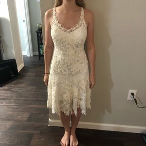 Sue Wong Nocturne Size 4 Embroidered Beaded Dress
